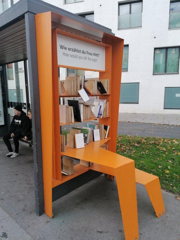 Ursprüngliche Kunstinstallation „Frau Hitt“ der Universität Innsbruck